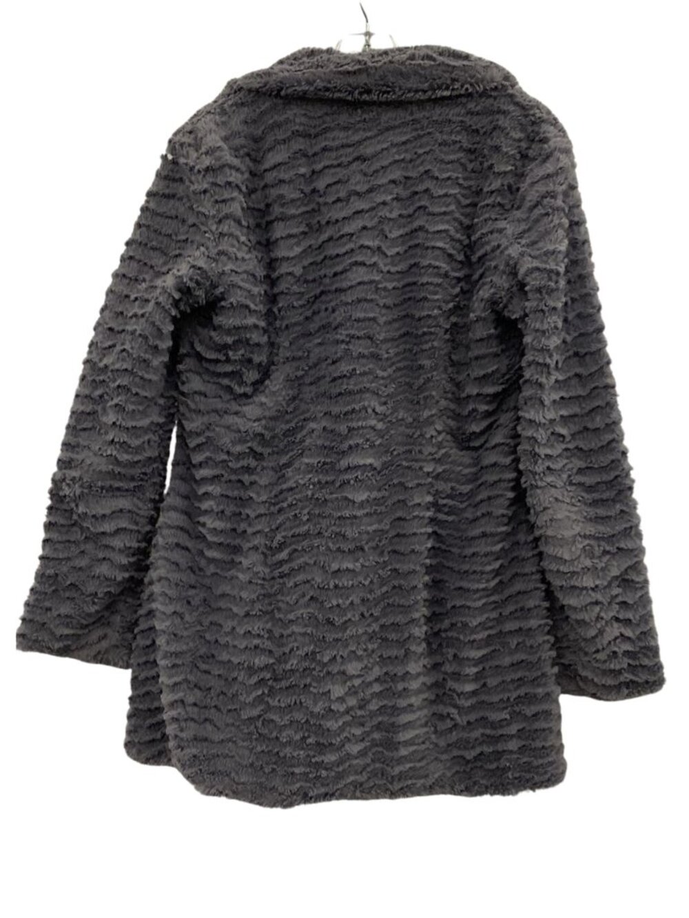 Patagonia Pelage Fleece Faux Fur Jacket Gray Plush Coat Size M - Picture 3 of 6